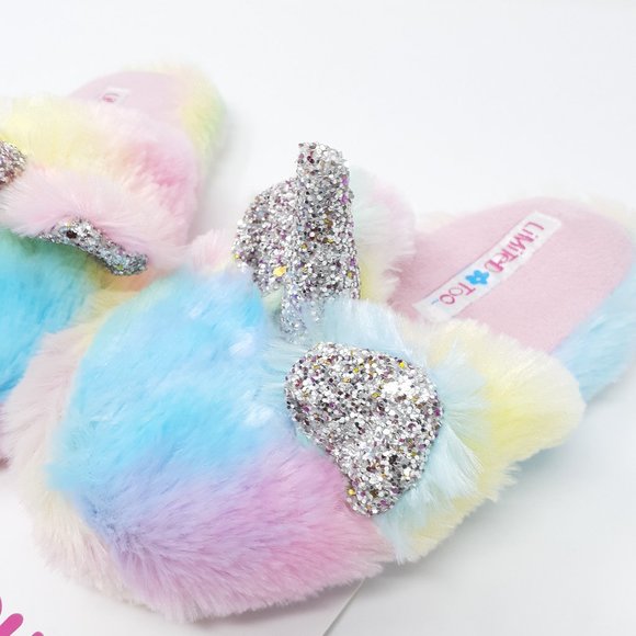 NWT Limited Too Unicorn Slippers - Picture 1 of 3